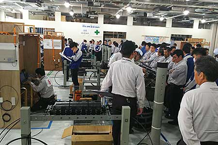 通信競技会模様