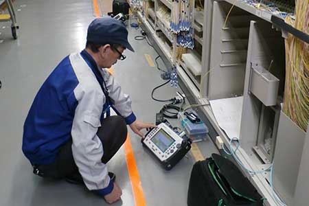 光通信回線の試験